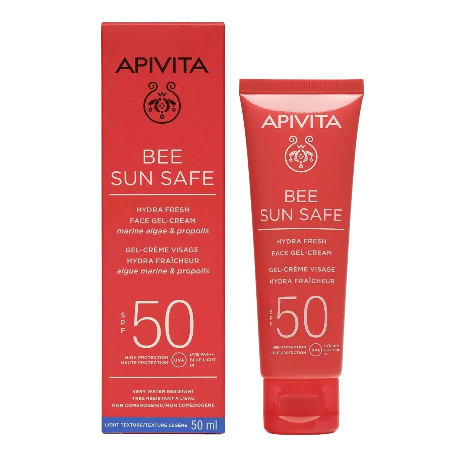 APIVITA Bee Sun Safe hidratantna gel-krema za lice SPF50, 50 ml