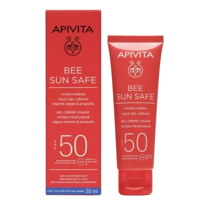 APIVITA Bee Sun Safe hidratantna gel-krema za lice SPF50, 50 ml