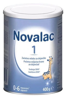 Novalac 1, početna mliječna hrana za dojenčad, 400 g