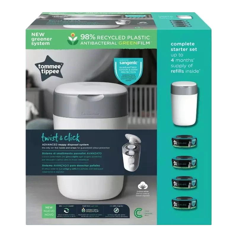 Tommee Tippee Sangenic  &quot;twist &amp; click&quot;  sustav za odlaganje jednokratnih pelena