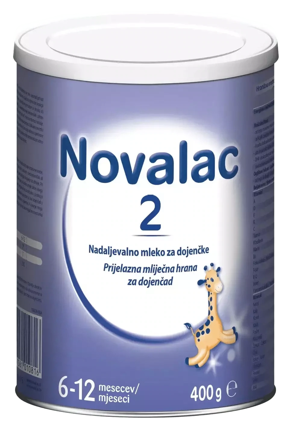Novalac 2, prijelazna mliječna hrana za dojenčad, 400 g