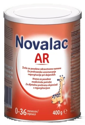 Novalac AR, početna mliječna hrana za dojenčad i malu djecu s vraćanjem hrane