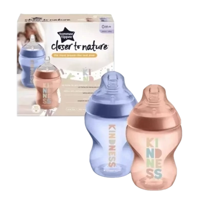 Tommee Tippee closer to nature  dekorirane bočice, 260 ml, 2 komada, &quot;kind&quot;