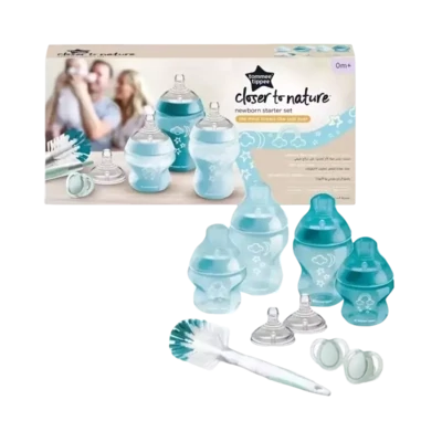 Tommee Tippee closer to nature set za hranjenje na bočicu plavi