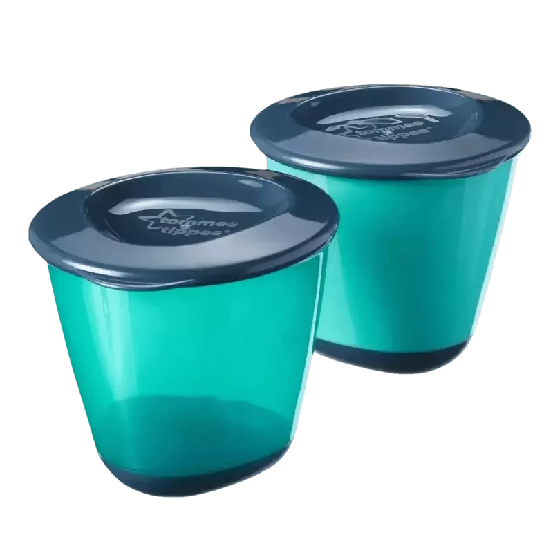 Tommee Tippee Posudice  za prve kašice, 2 posudice od 60 ml s poklopcima