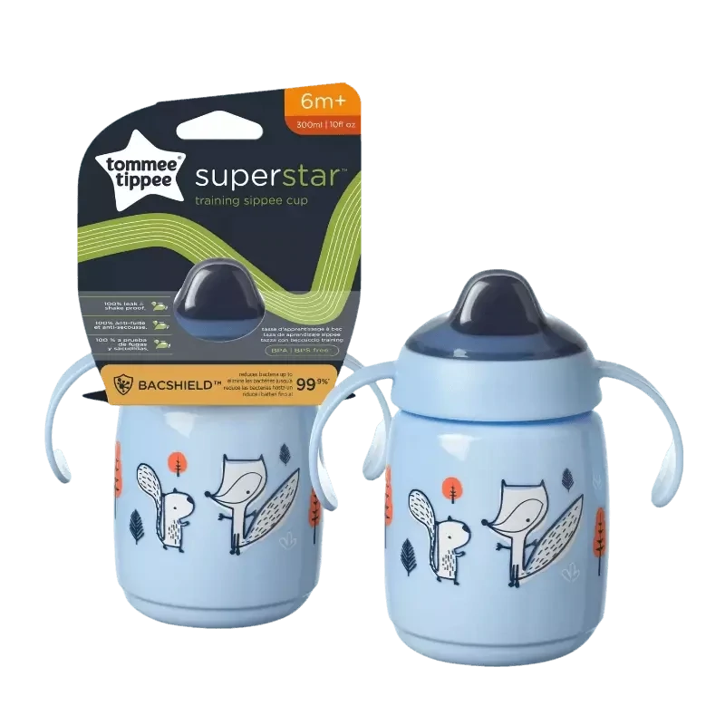 Tommee Tippee šalica s usnikom i poklopcem, 300 ml, 6mj+