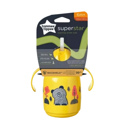 Tommee Tippee šalica sa silikonskom slamkom na izvlačenje, 300 ml, 6mj+