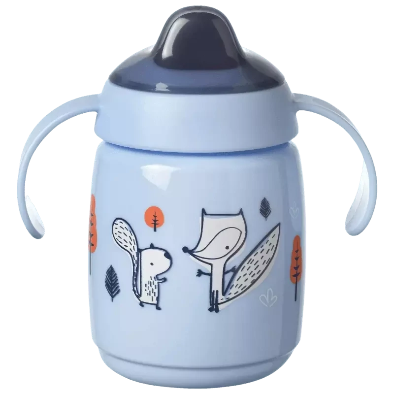 Tommee Tippee šalica s usnikom i poklopcem, 300 ml, 6mj+