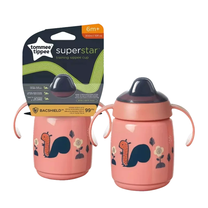 Tommee Tippee šalica s usnikom i poklopcem, 300 ml, 6mj+