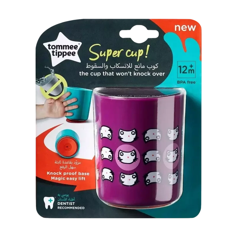 Tommee Tippee Super &quot;no knock&quot; čaša 190 ml, čaša koja se ne može prevrnuti