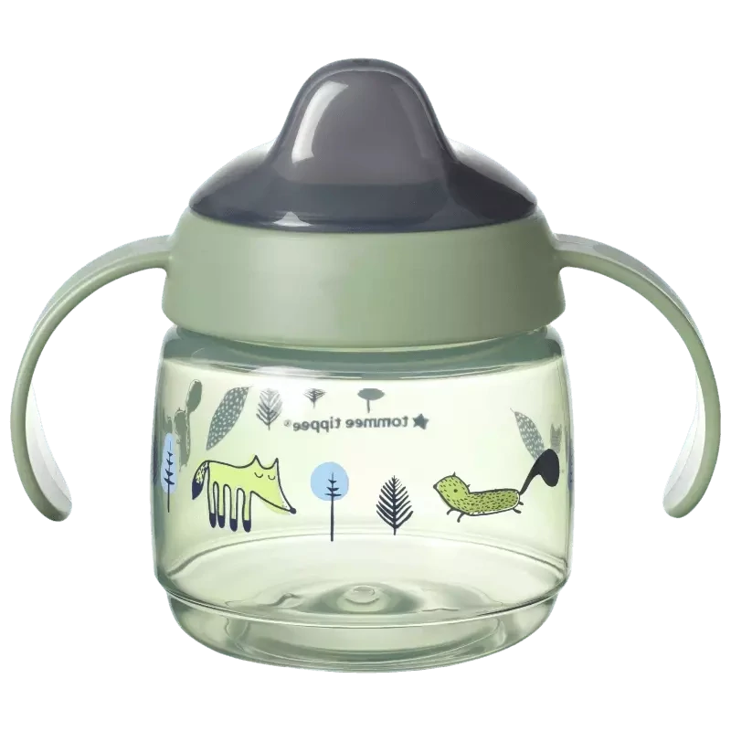 Tommee Tippee šalica s usnikom i poklopcem, 190 ml, 4mj+