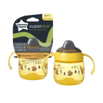 Tommee Tippee šalica s usnikom i poklopcem, 190 ml, 4mj+