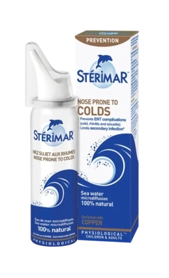 Sterimar BAKAR za nos sklon prehladama - izotonični (0,9% NaCl) 50ml