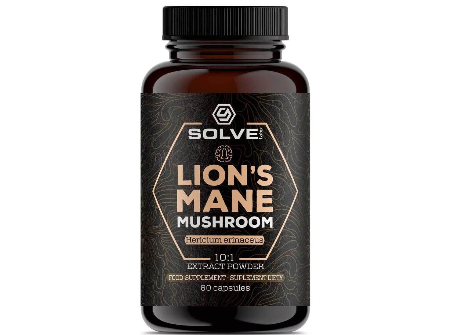 LIONS MANE 10:1 – Gljiva u kapsulama, 60 kapsula