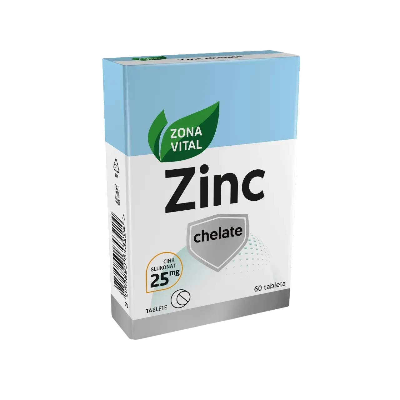 ZONA VITAL Zinc chelate, 60 tableta