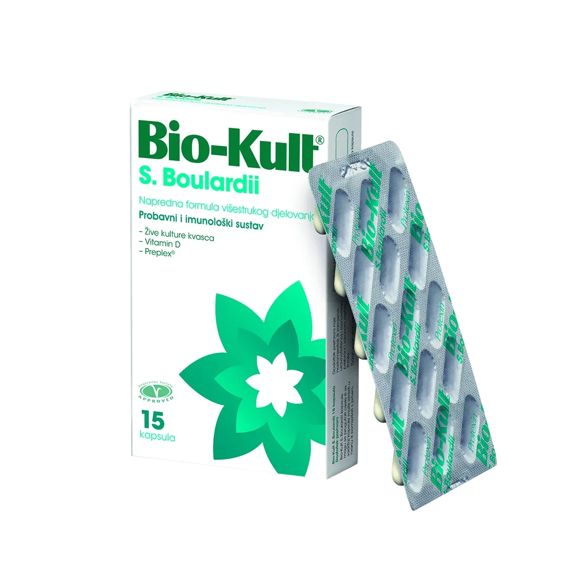 BIO-KULT S.BOULARDII 15 kapsula