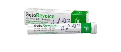 GeloRevoice® pastile za grlo i ždrijelo Crni ribiz-mentol
