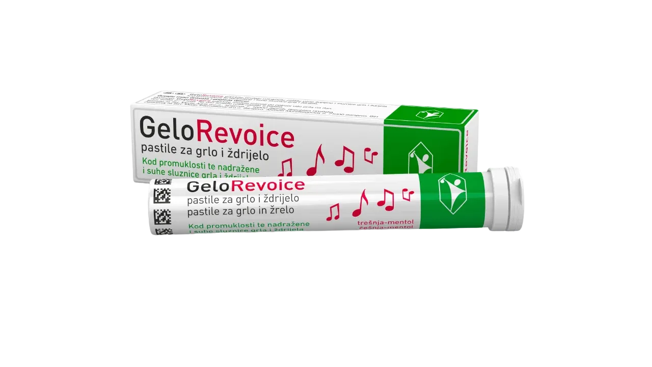 GeloRevoice® pastile za grlo i ždrijelo Trešnja-mentol