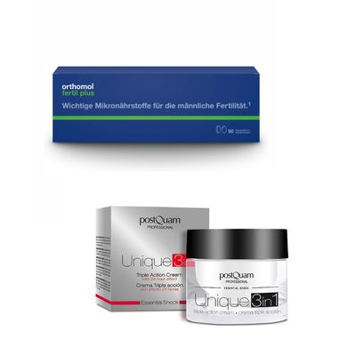 Orthomol Fertil plus 90 + PostQuam 3u1 krema protiv bora GRATIS