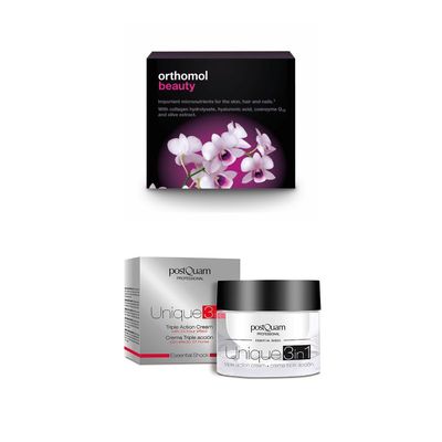 Orthomol Beauty 30 + PostQuam Uniqe 3u1 krema protiv bora Orthomol Beauty 30 + PostQuam Uniqe 3u1 krema protiv bora