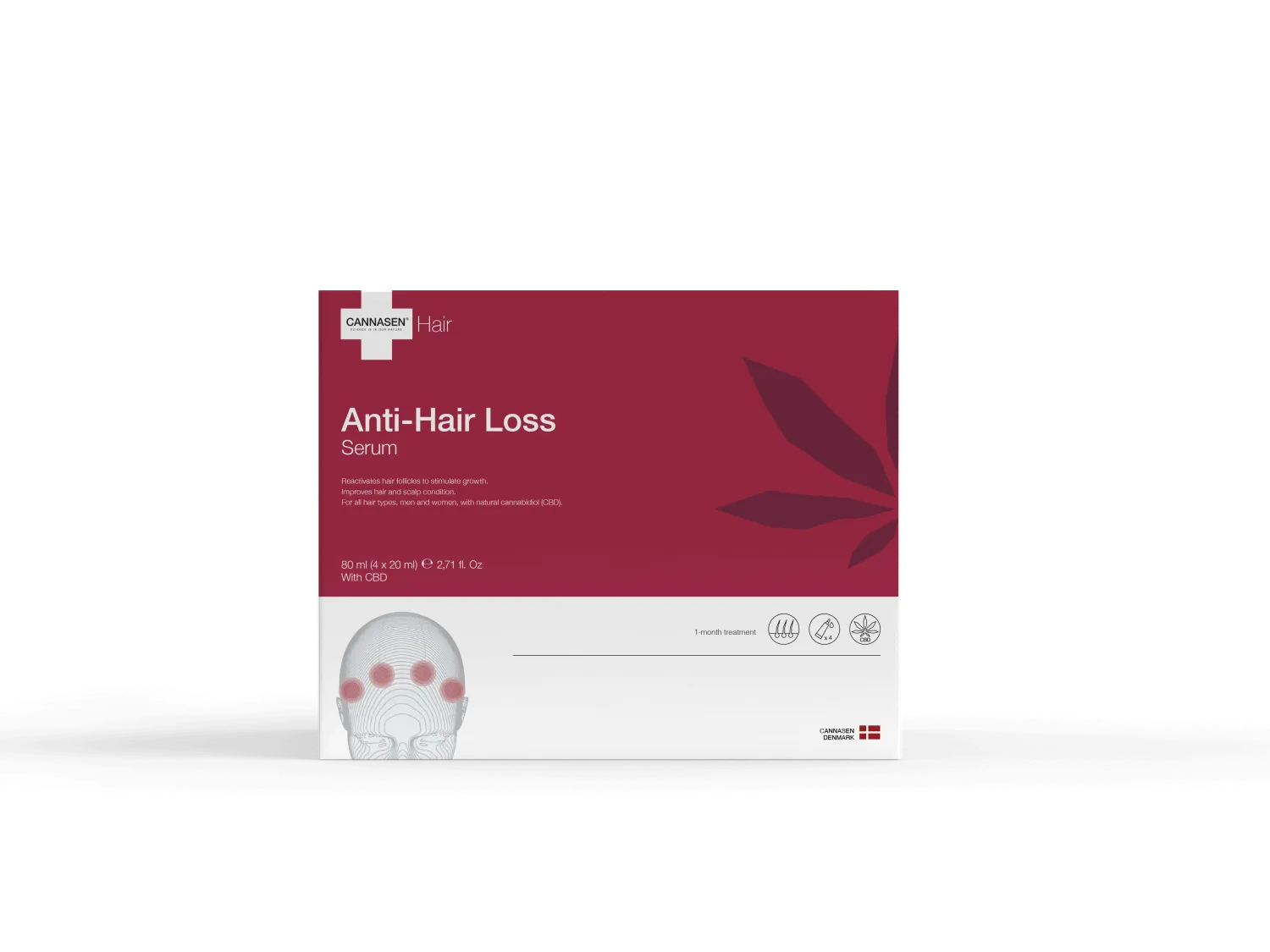 CANNASEN Anti Hair-Loss serum 4 x 20ml