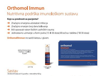 Orthomol Immun: Vaša podrška imunološkom sustavu