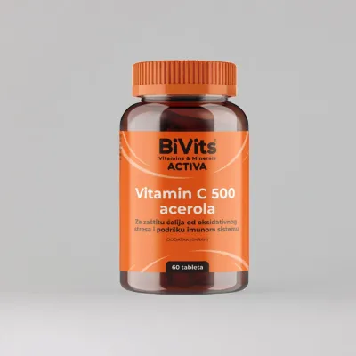 BiVits Vitamin C 500 acerola , 60 tableta BiVits Vitamin C 500 acerola , 60 tableta