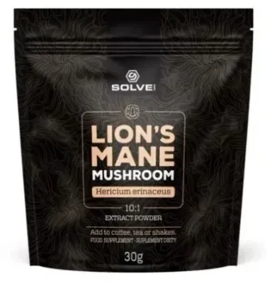 Solve Labs Lions mane 10:1 extract powder, 30g