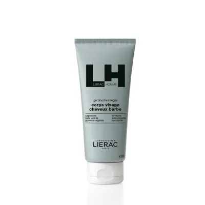 LIERAC Gel za tuširanje za muškarce (kosa, lice, tijelo) 200ml