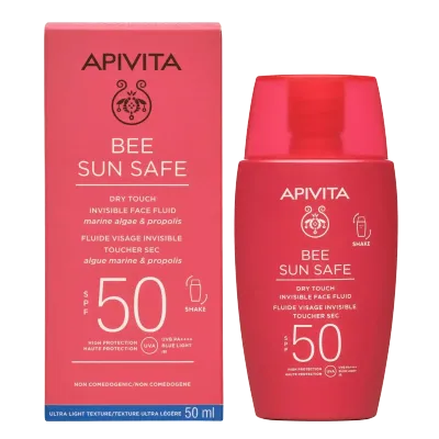 APIVITA Bee sun safe dry touch fluid za lice SPF50+ , 50 ml