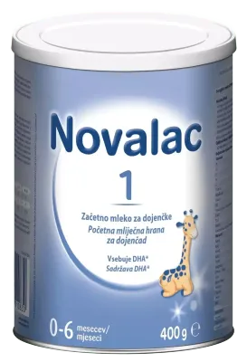Novalac 1, početna mliječna hrana za dojenčad, 400 g
