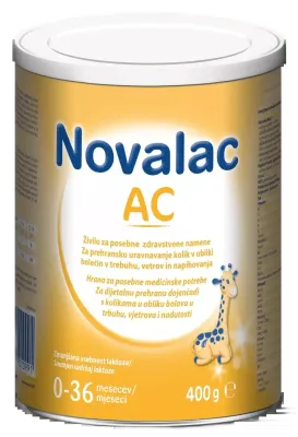 Novalac AC, mlijeko za dojenčad i malu djecu s kolikama