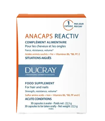 DUCRAY Anacaps tri-activ kapsule 30 kapsula