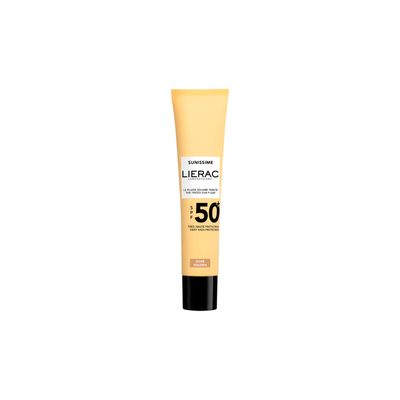 LIERAC SUNISSIME tonirani fluid za lice i dekolte SPF 50+