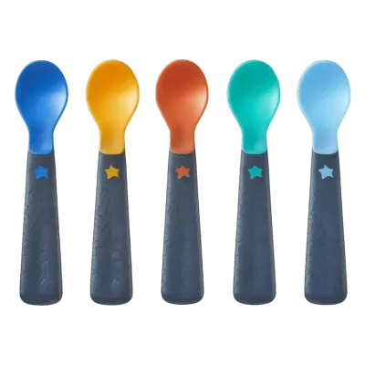 Tommee Tippee žličice kratke drške  za samostalno hranjenje, 5  komada