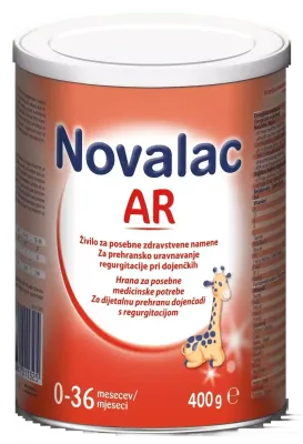 Novalac AR, početna mliječna hrana za dojenčad i malu djecu s vraćanjem hrane
