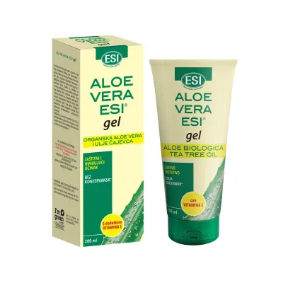 ESI Aloe vera gel s uljem čajevca i vitaminom E 200 ml