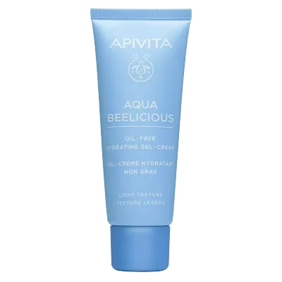 APIVITA Aqua Beelicious hidratantna gel krema lagane teksture - oil free, 40 ml