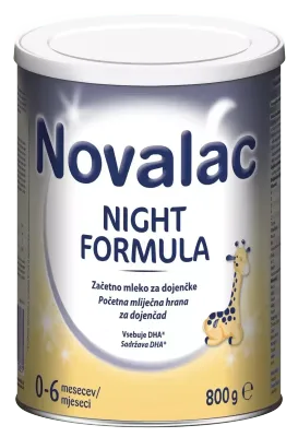 Novalac Night Formula, početna mliječna hrana za često gladnu dojenčad