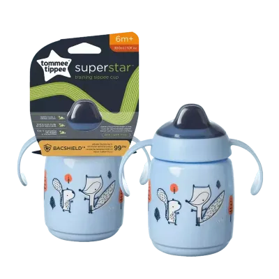 Tommee Tippee šalica s usnikom i poklopcem, 300 ml, 6mj+