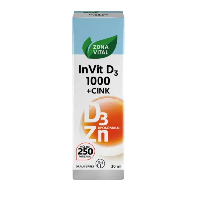 ZONA VITAL InVit D3 1000+cink, 30 ml