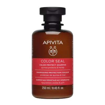 APIVITA šampon za obojanu kosu sa suncokretom i medom, 250 ml