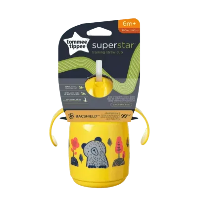 Tommee Tippee šalica sa silikonskom slamkom na izvlačenje, 300 ml, 6mj+