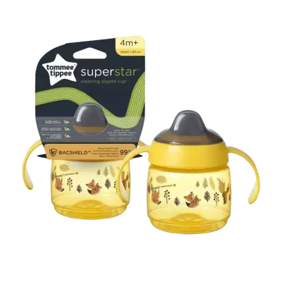 Tommee Tippee šalica s usnikom i poklopcem, 190 ml, 4mj+