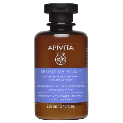 APIVITA šampon za osjetljivo vlasište s lavandom i medom, 250 ml
