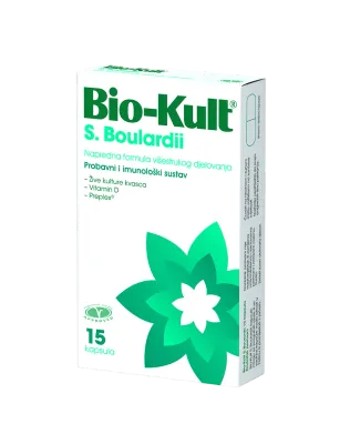 BIO-KULT S.BOULARDII 15 kapsula