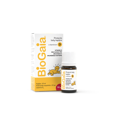 Biogaia Protectis Baby kapi s vitaminom D, 10 ml