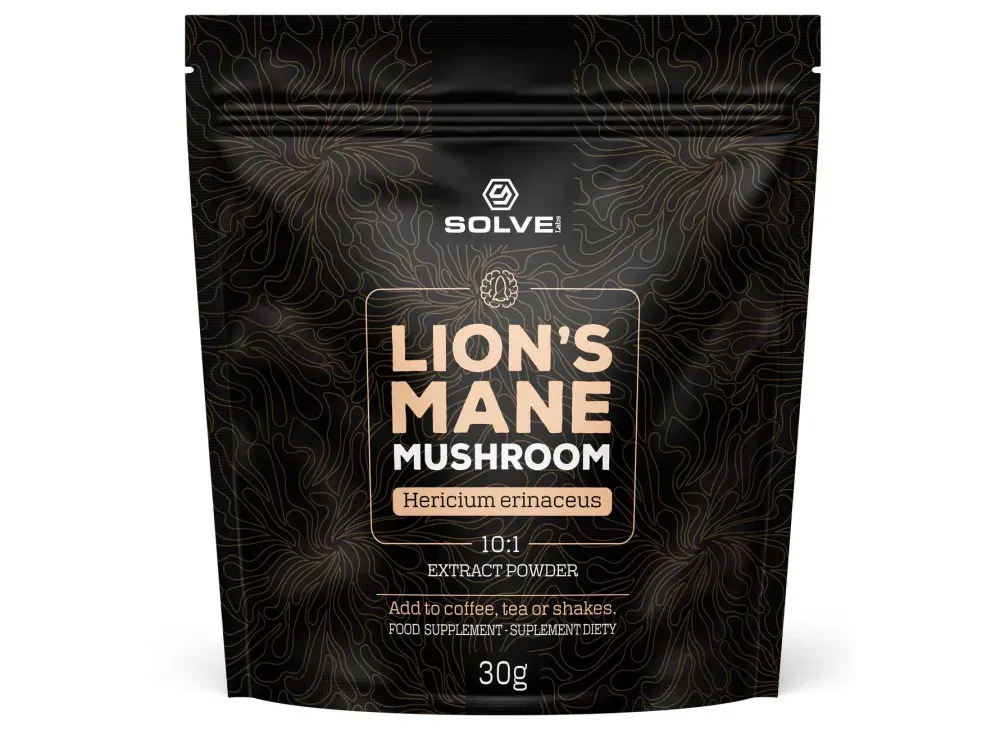 Solve Labs Lions mane 10:1 extract powder, 30g