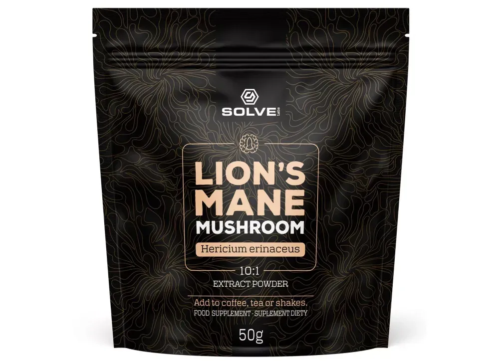 Solve Labs Lions mane 10:1 extract powder, 50g