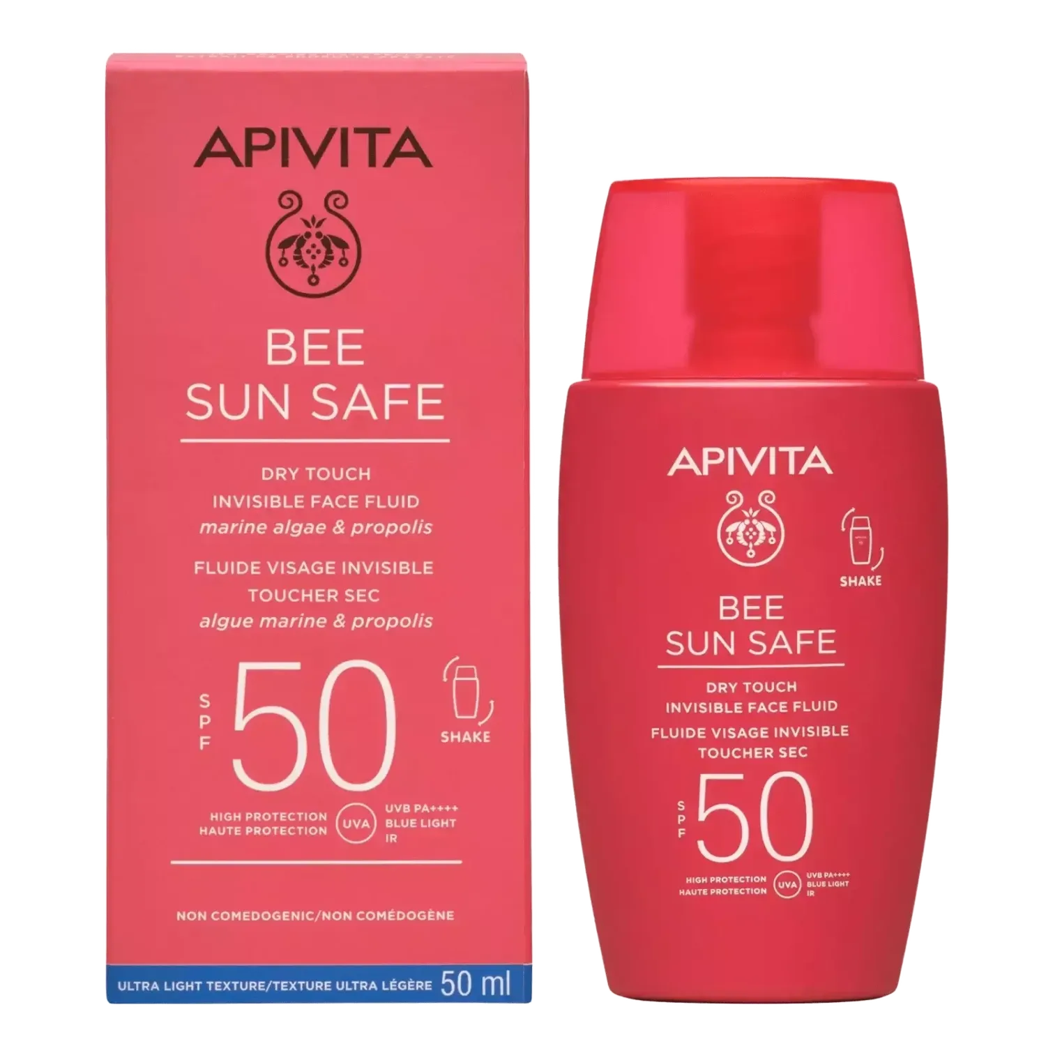 APIVITA Bee sun safe dry touch fluid za lice SPF50+ , 50 ml